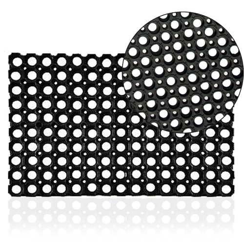Hollow mat rubber door - mat,