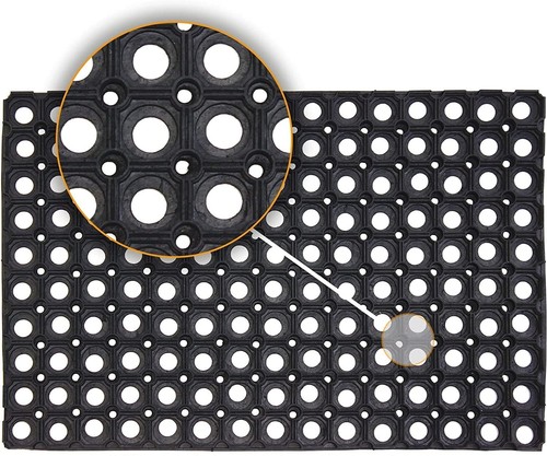 Rubber hollow mat - rubber,