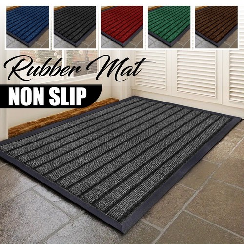 Non slip rubber door mat - rubber,