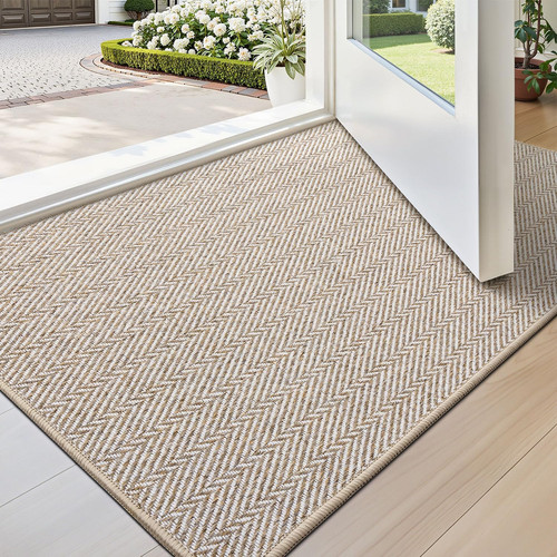 Ultra thin indoor door - door, mat