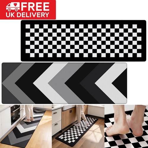 Leather kitchen floor mat - leather,