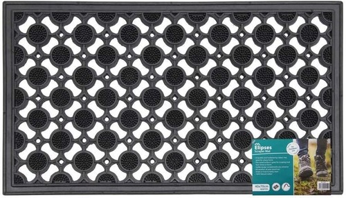 Rubber door mat 40cm 70cm - rubber,